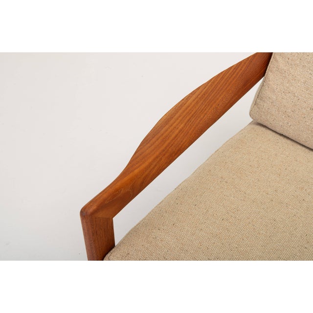 Sofa by Illum Wikkelsø for Niels Eilersen, Denmark 1960s For Sale - Image 9 of 12