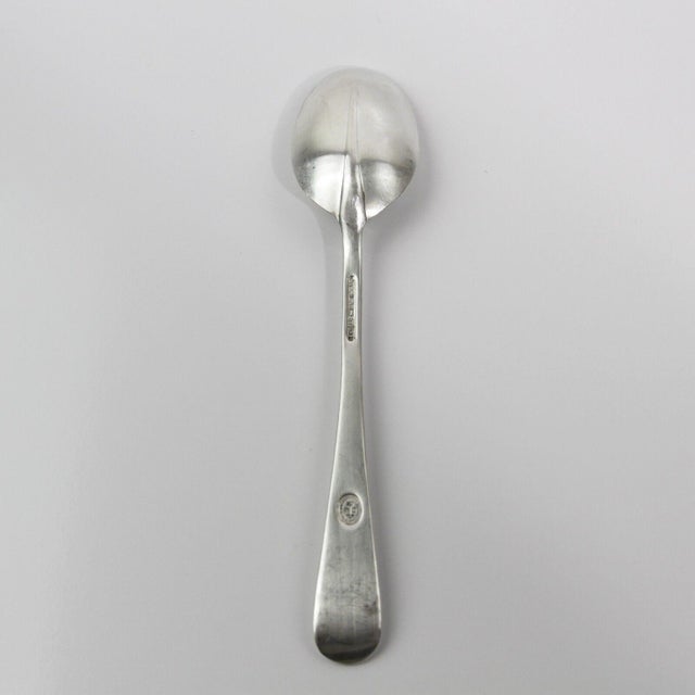 Mid-Century Modern Late 20th Century Stieff Colonial Williamsburg Queen Anne Sterling Silver Teaspoon For Sale - Image 3 of 7