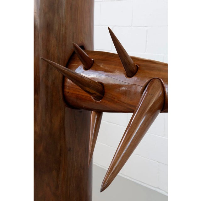 The Great Force of Nature Amazonia Series Sculpture in Wood by Elvio Becheroni, 1992 For Sale - Image 3 of 10