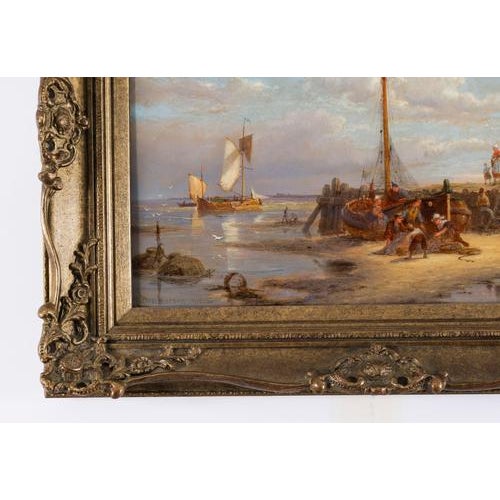 Pieter Cornelis Dommersen, Antique Landscapes, 1904 & 1910, Oil on Board Paintings, Framed, Set of 2 For Sale - Image 6 of 17
