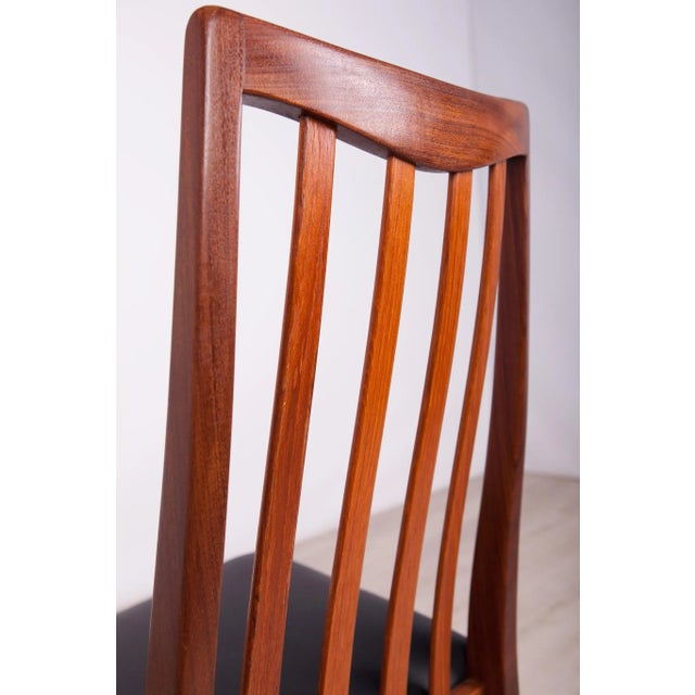 Teak and Leather Dining Chairs by Leslie Dandy for G-Plan, 1960s, Set of 6 For Sale - Image 13 of 18