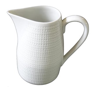 Small Vintage White Coffee Jug with Handle from Gustavsberg, Sweden For Sale