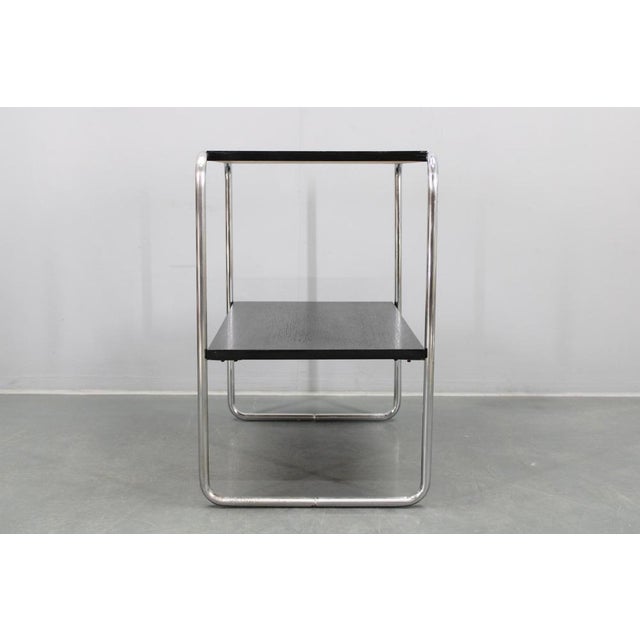 Bauhaus Model B12 Tubular Console Table attributed to Marcel Breuer, Former Czechoslovakia, 1930s For Sale - Image 13 of 18