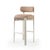 Not Yet Made - Made To Order Siena Bar Chair in Akalu Autumn Fabric and Taupe Lacquered Structure by Mambo Unlimited Ideas For Sale - Image 5 of 5