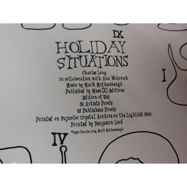 HOLIDAY SITUATIONS,1999, color c-prints on Fuji crystal archive paper, each initialed on verso and inscribed "BAT" sheets...