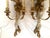 Early 20th C. Hand Carved Continental Parcel Gilt Eagle Motif Wall Sconces - A Pair For Sale In Philadelphia - Image 6 of 11