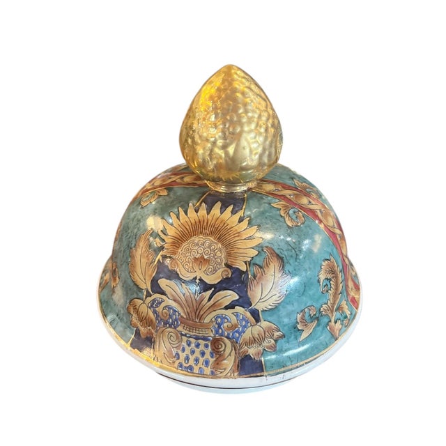 Oriental Accents Very Large Lidded Vases - A Pair For Sale In Dallas - Image 6 of 11