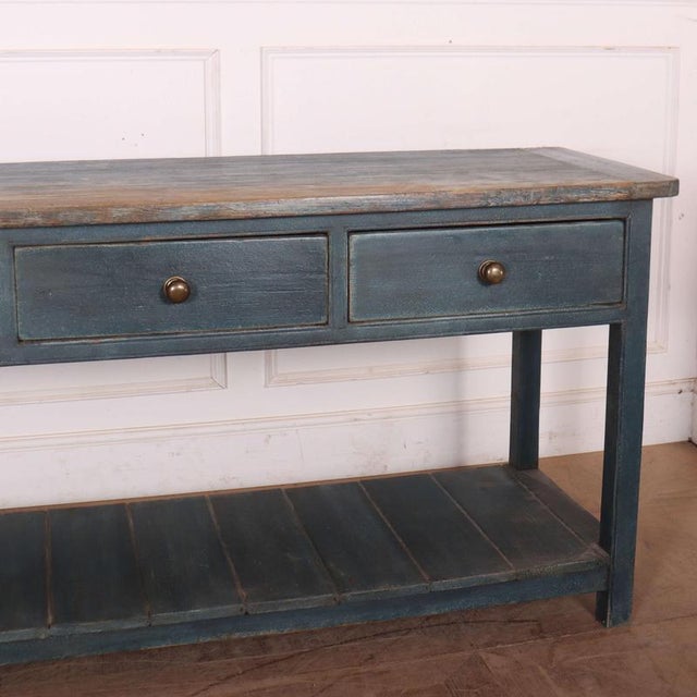 English Country House Dresser Base For Sale - Image 3 of 11