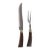 Westall Richardson Sheffield Stainless Steel Carving Knife Fork 2pc Pair 5147b For Sale