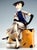Goldscheider Vienna Lady Sitting on Suitcase by Stephan Dakon, 1930s For Sale - Image 6 of 8