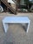 Great looking clean lines modern white two drawer desk. There are a few small flaws which are visible if you enlarge the...