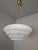 Mid-Century Modern Pendant Lamp in Opaline Glass and Brass from Napako, Czechoslovakia, 1970s For Sale - Image 15 of 17