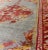 Mid 20th Century Vintage Turkish Oushak Rug in Sky Blue, Crimson Red, and Golden Yellow 3'6"x6'0" For Sale - Image 5 of 6