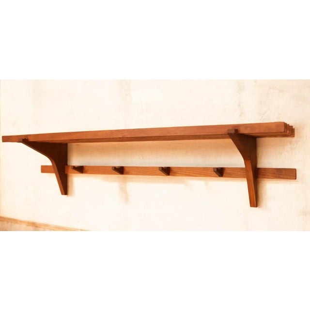 Mid-Century Modern Danish Hat Rack in Teak, 1960s For Sale - Image 3 of 10