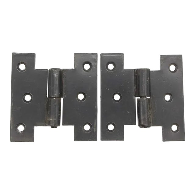 Pair of Vintage Late 20th Century Steel Lift Off Door Hinges Chairish
