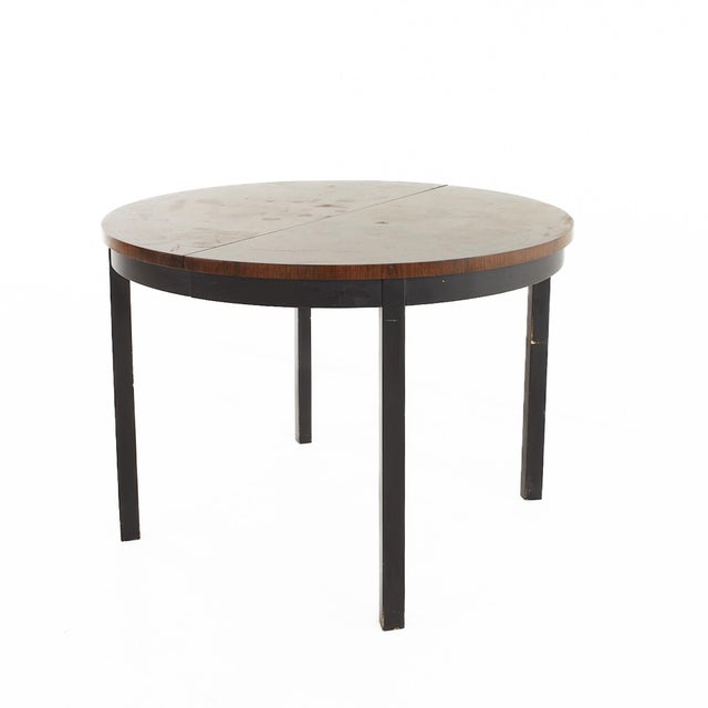 Founders Mid Century Rosewood Expanding Dining Table With 2 Leaves For Sale - Image 13 of 13