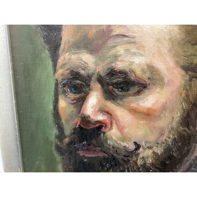 1960s Portrait of a Bearded Man - Signed For Sale In New York - Image 6 of 7