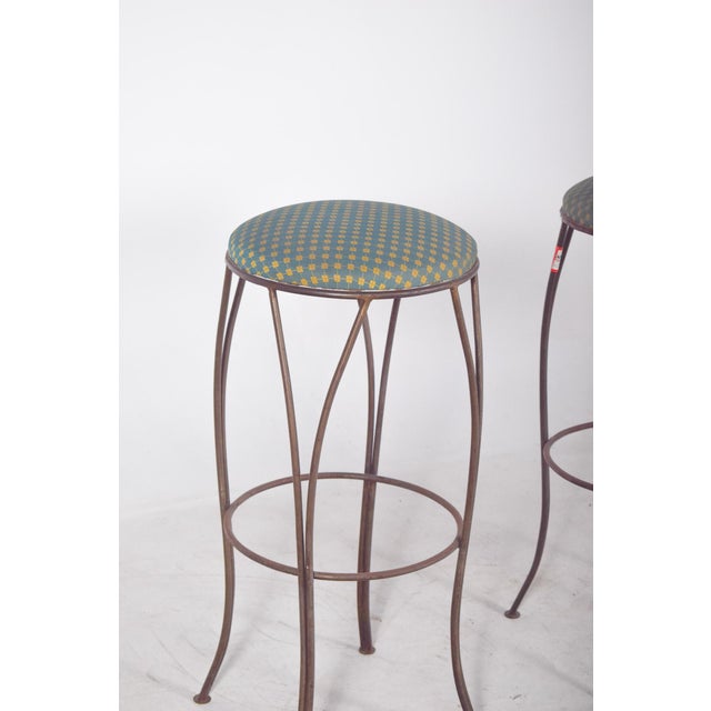 Mid-Century Danish Metal High Stools, 1960s, Set of 2 For Sale - Image 4 of 14