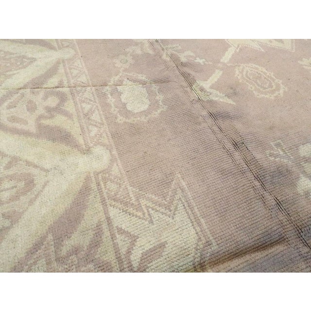 Rustic Galerie Shabab Collection Mid-20th Century European Oushak Large Carpet For Sale - Image 3 of 7