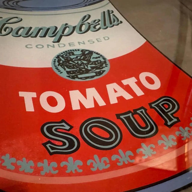 Red 1990s Rosenthal Campbell Soup Glass Square Vide Poche Designed by Andy Warhol For Sale - Image 8 of 11