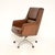 1960s Vintage Danish Leather Swivel Desk Chair, 1960s For Sale - Image 5 of 14
