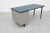 Gispen Industrial "7804" Desk With Blue Drawer Fronts and Linoleum Writing Top For Sale - Image 12 of 13
