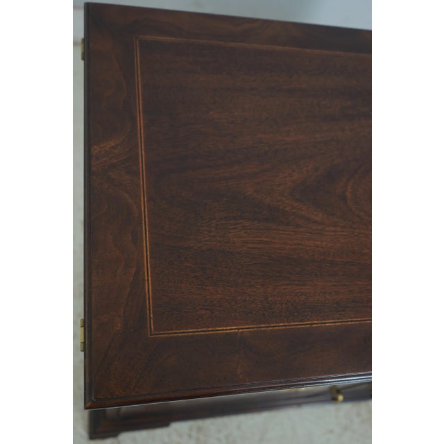 Henredon Aston Court Mahogany Flip Top Server For Sale - Image 12 of 18