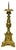 Antique Brass Altar Candlestick from Unbekannt, 1890s, in Very Good conditions. Designed 1890 to 1919 I have official...