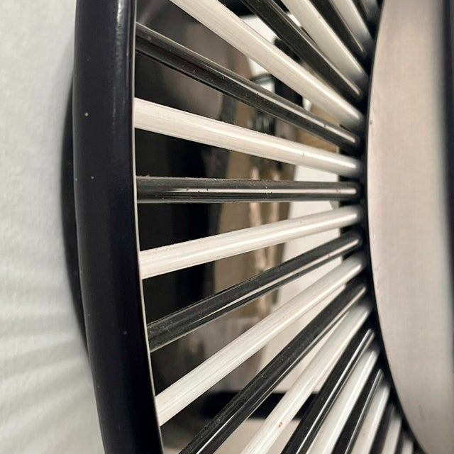 1980s Black and White Murano Glass Wall Lights, 1980s, Set of 2 For Sale - Image 5 of 7