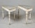 Gray Late 19th Century Painted Swedish Demilune Console Tables - Pair For Sale - Image 8 of 12