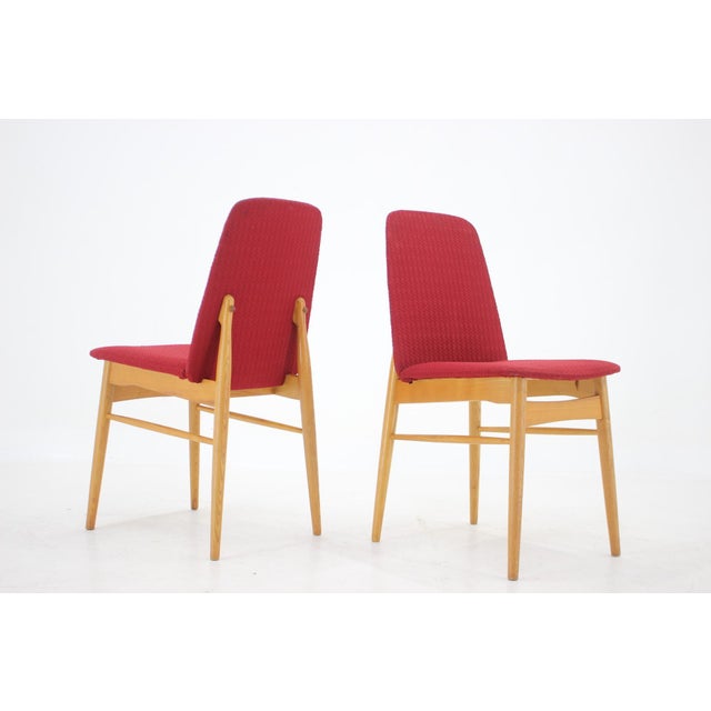 1960s Ash Dining Chairs, Czechoslovakia, 1960s, Set of 6 For Sale - Image 5 of 15