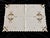 Late 20th Century Vintage Madeira Style Embroidered Linen Table Set 5 For Sale - Image 5 of 10
