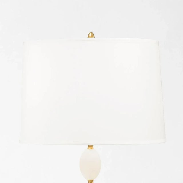 Mid-Century Modern Kavala Alabaster Lamp For Sale - Image 3 of 3