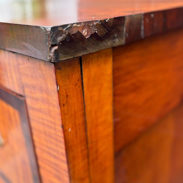 Antique Tiger Maple Chest of Drawers For Sale - Image 9 of 12