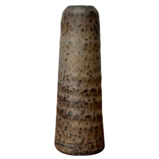 Mid-Century Minimalist Dutch Studio Pottery Vase from Mobach, 1960s For Sale