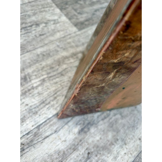 Hollywood Regency Mottled Bronze Ceramic Panthers Pedestal Coffee Table. Circa 1970s For Sale - Image 14 of 15