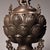 Metal Bronze Lotus Incense Burner – High Relief Censer With Lion Finial For Sale - Image 7 of 9