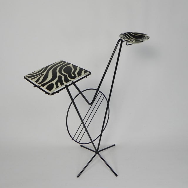 Side Table with Newspaper Rack and Cogebi Ornamin Parts, 1950s For Sale - Image 16 of 18
