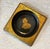 Set of 4 matching framed medallion portraits Bronze-tone raised relief portraits Classical Greco-Roman/Renaissance style...