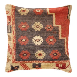Pasargad DC Vintage Hand Knotted Rug Turkish Pillow For Sale
