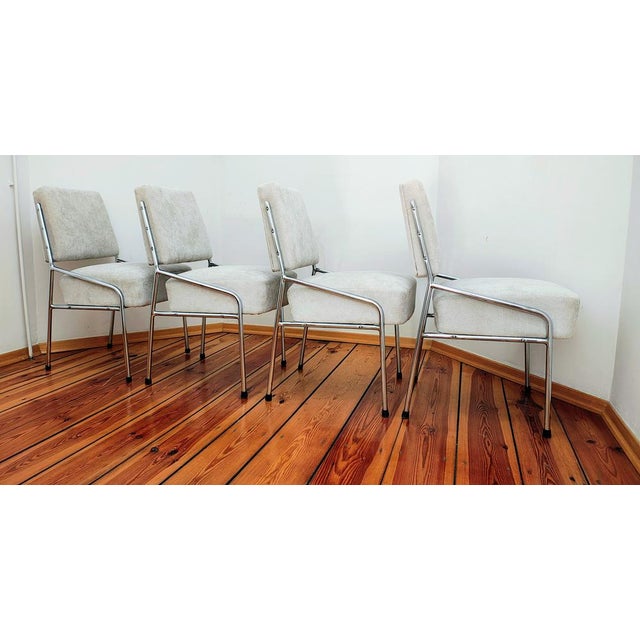 Bauhaus Dining Chairs attributed to Hynek Gottwald, Czechoslovakia, Set of 4 For Sale - Image 6 of 14
