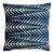 Schumacher x Neisha Crosland Zebra Velvet 20" Pillow in Silver Blue For Sale