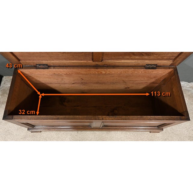 Storage Chest in Oak For Sale - Image 12 of 15