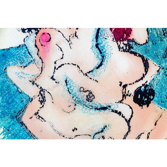 Rare Signed 1973 Dorothea Tanning Surrealist Color Etching en Chair Et en or Limited Edition 6/100 For Sale In Portland, ME - Image 6 of 11