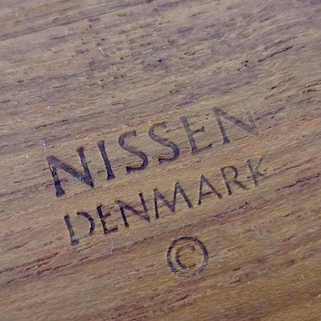 1960s Danish Teak Wood Scalloped Charcuterie/Carving Board Designed by Richard Nissen For Sale - Image 9 of 9