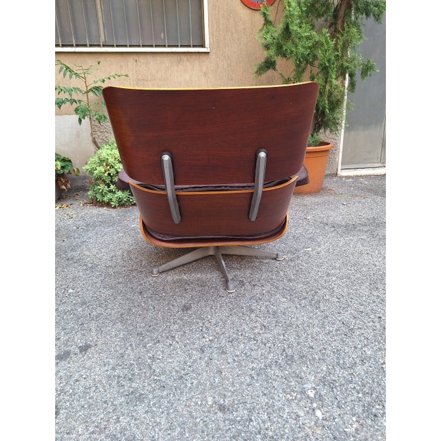 Lounge Chair in Grey Fabric by Charles & Ray Eames for ICF De Padova, 1960s For Sale - Image 15 of 18