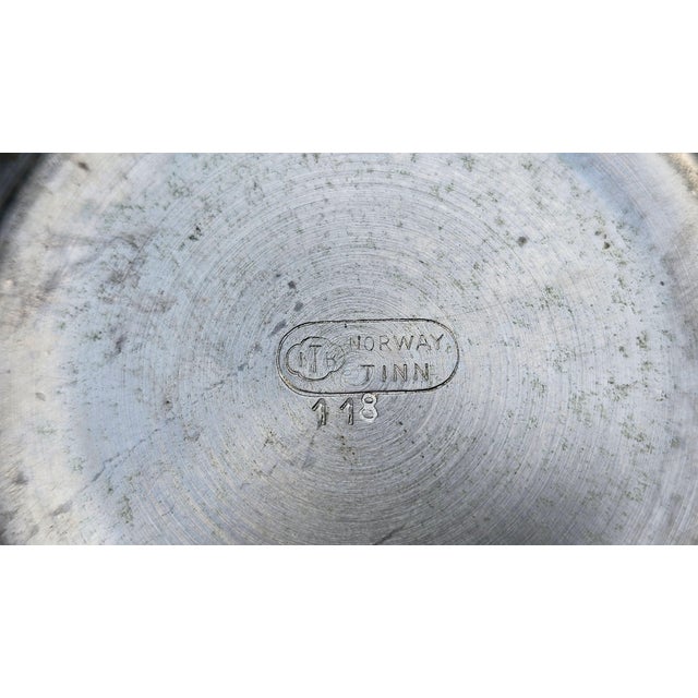 Metal Pewter Vase from ITB Norway, 1970s For Sale - Image 7 of 8