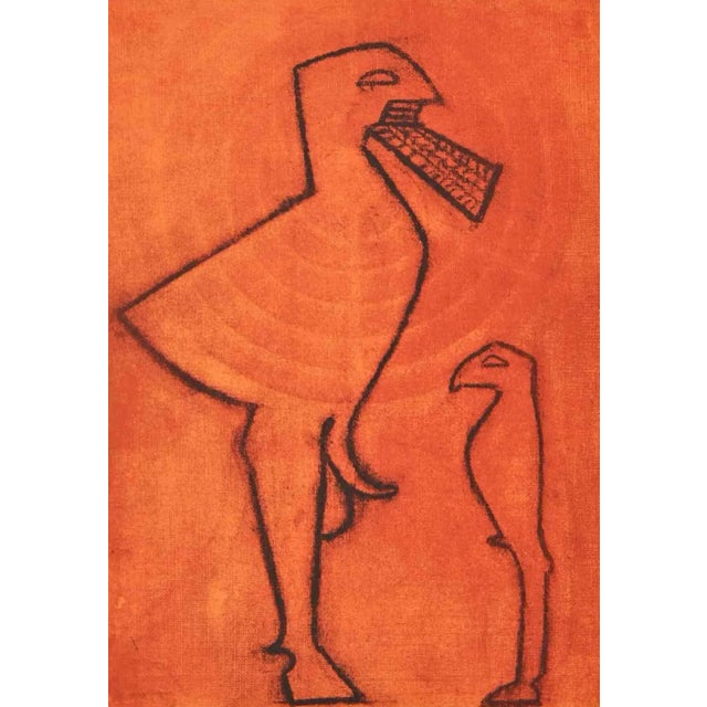 Idols is a lithograph on Arches paper realized by Max Ernst in 1972. Belongs to the suite "Judith". Limited edition of...