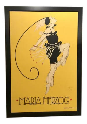 Art Deco Style Hollerbaum & Schmidt Ad Poster Giclee on Canvas