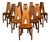 Dining Chairs by Søren Nissen and Ebbe Gehl for Seltz, France, 1980s, Set of 10 For Sale
